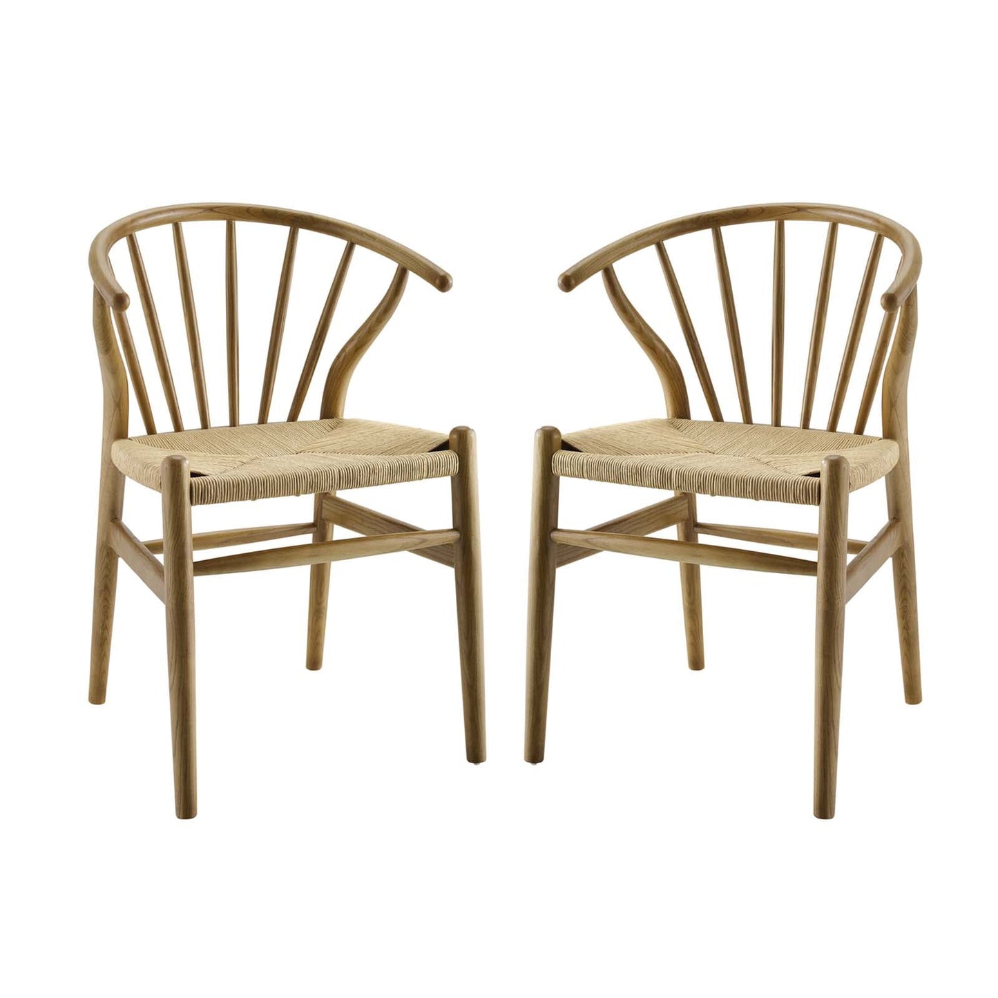 Flourish Spindle Wood Dining Side Chair Set of 2 and Single Options