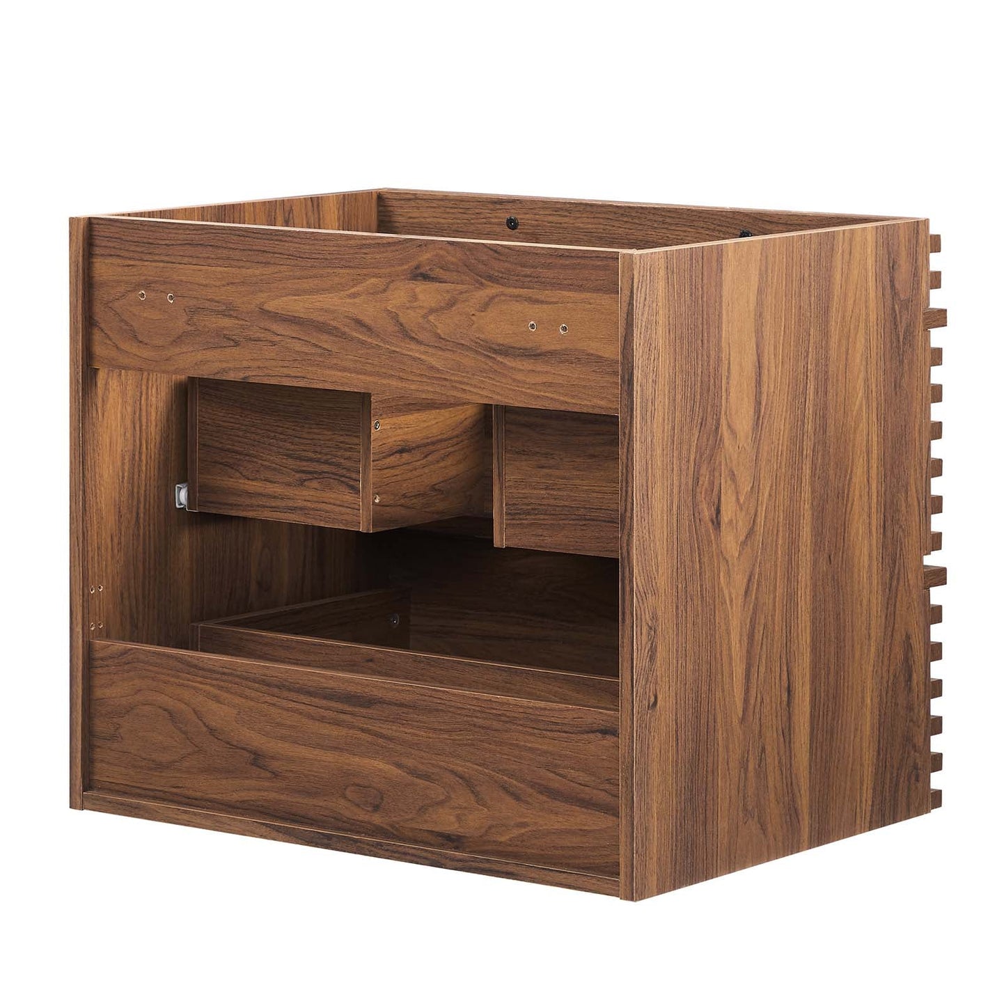Render 24" Wall-Mount Bathroom Vanity Cabinet (Sink Basin Not Included) Walnut EEI-4338-WAL