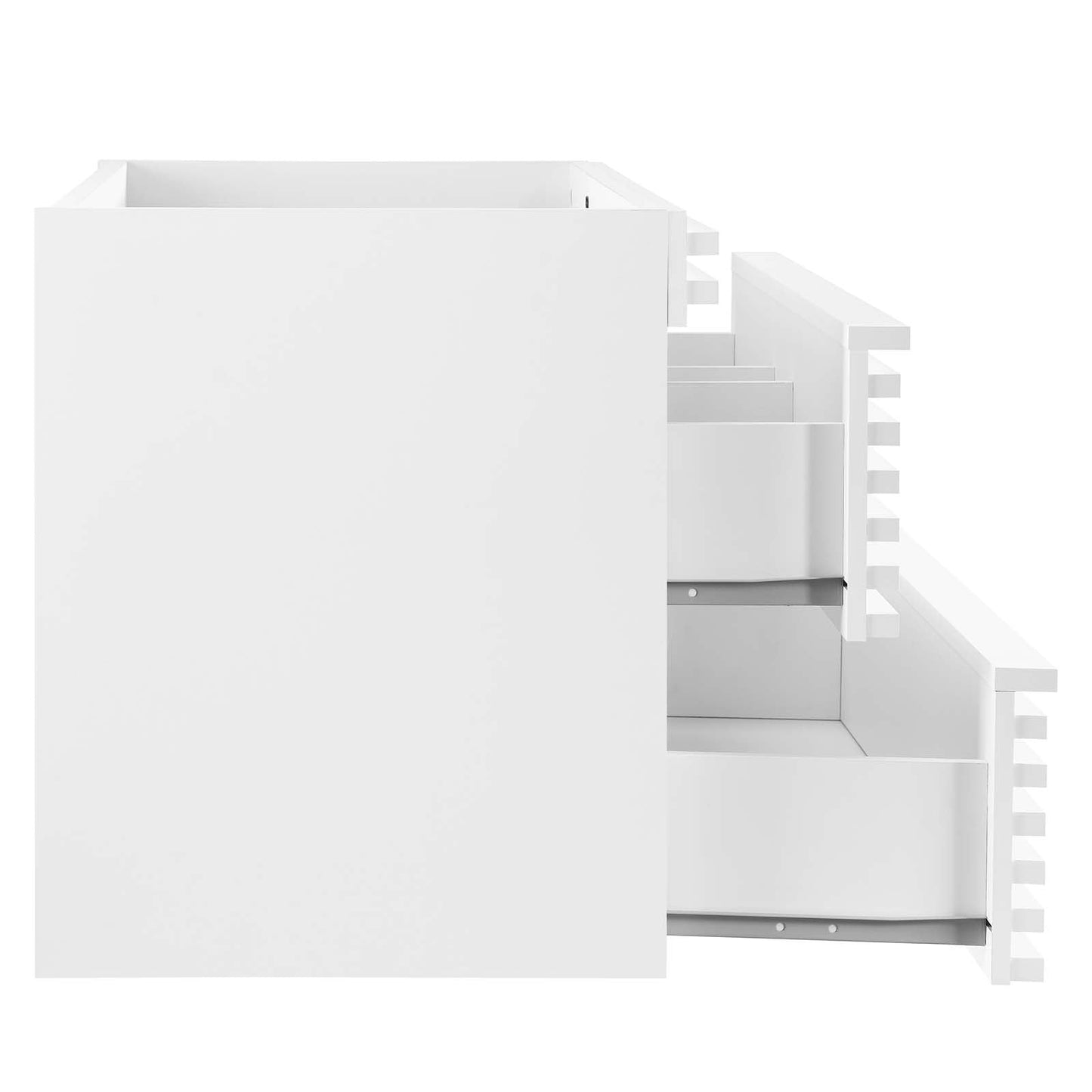 Render 36" Wall-Mount Bathroom Vanity Cabinet (Sink Basin Not Included) White EEI-4339-WHI