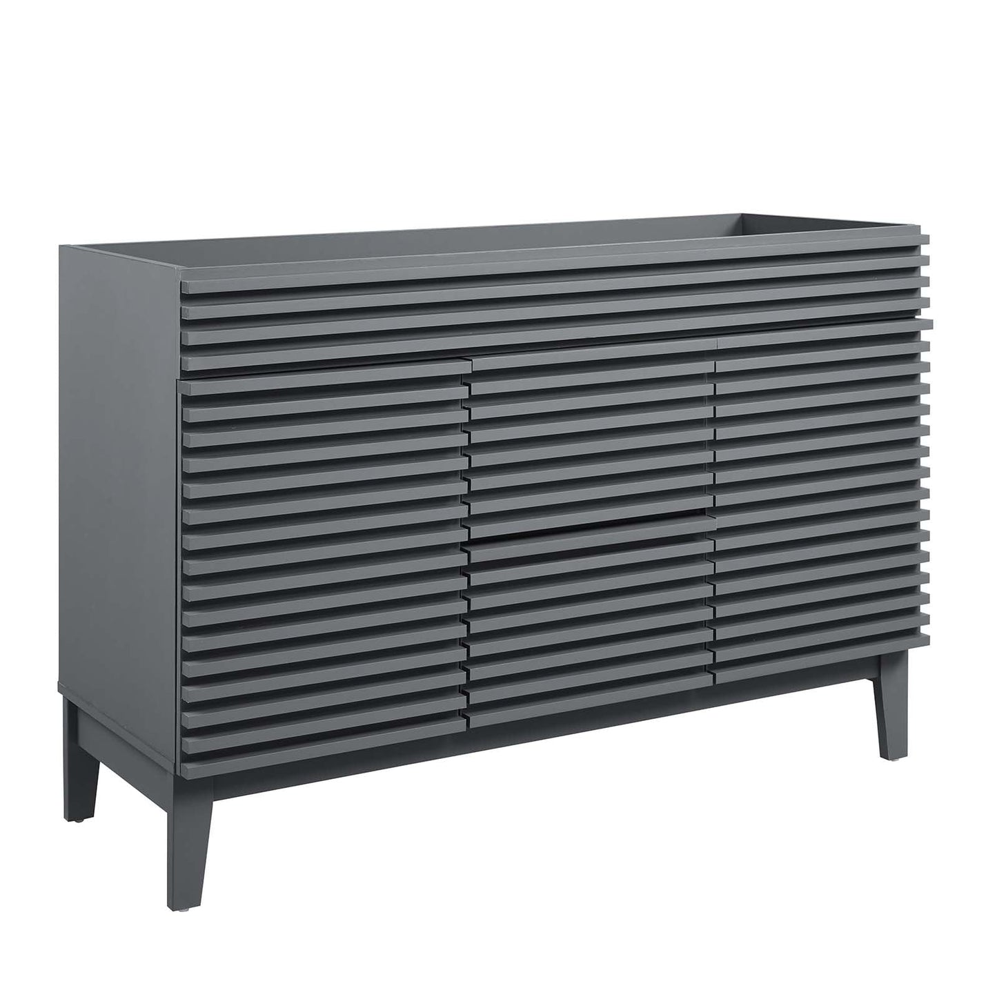 Render 48" Double Sink Compatible (Not Included) Bathroom Vanity Cabinet Gray EEI-4342-GRY