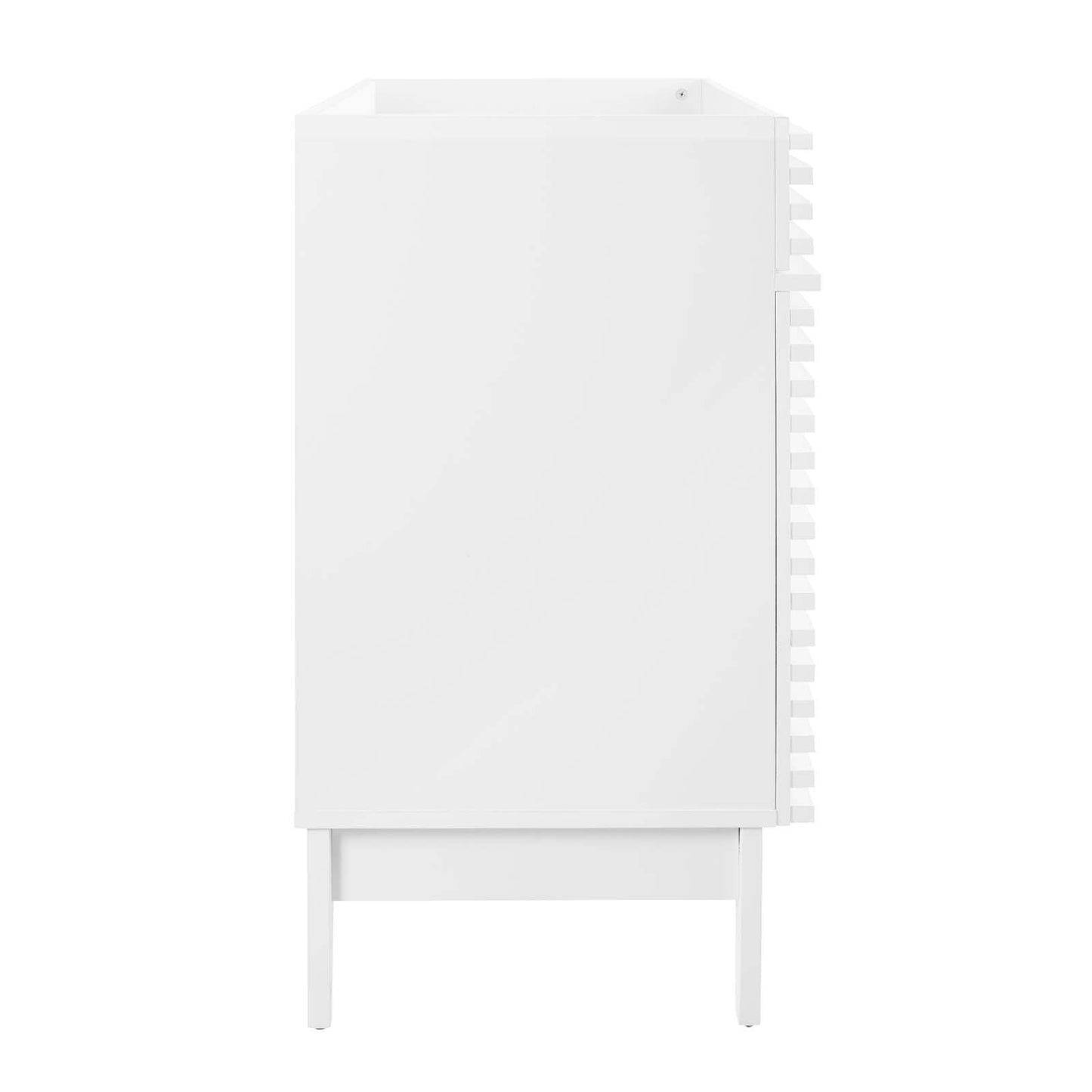 Render 48" Double Sink Compatible (Not Included) Bathroom Vanity Cabinet White EEI-4342-WHI