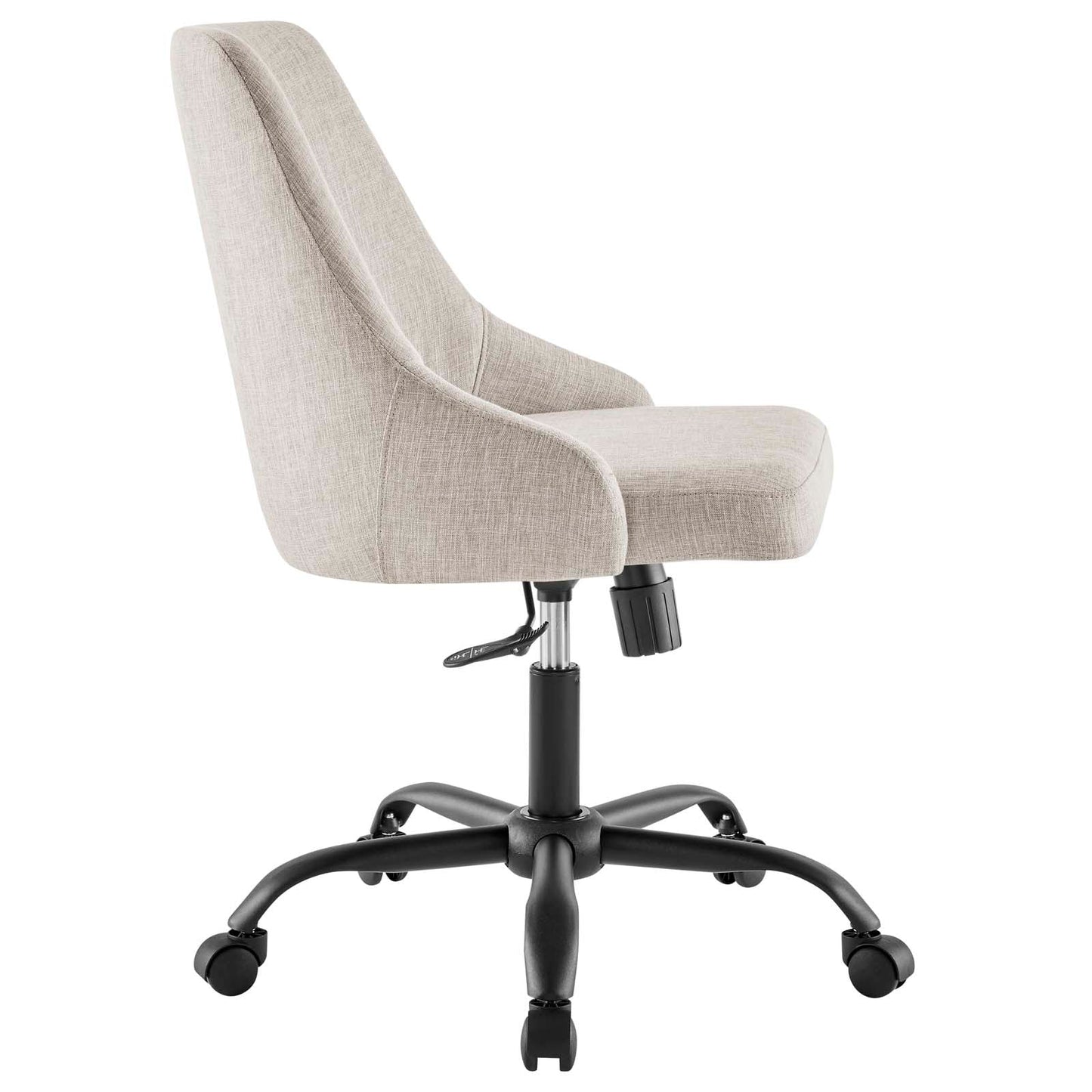 Designate Swivel Vegan Leather Upholstered Office Chair