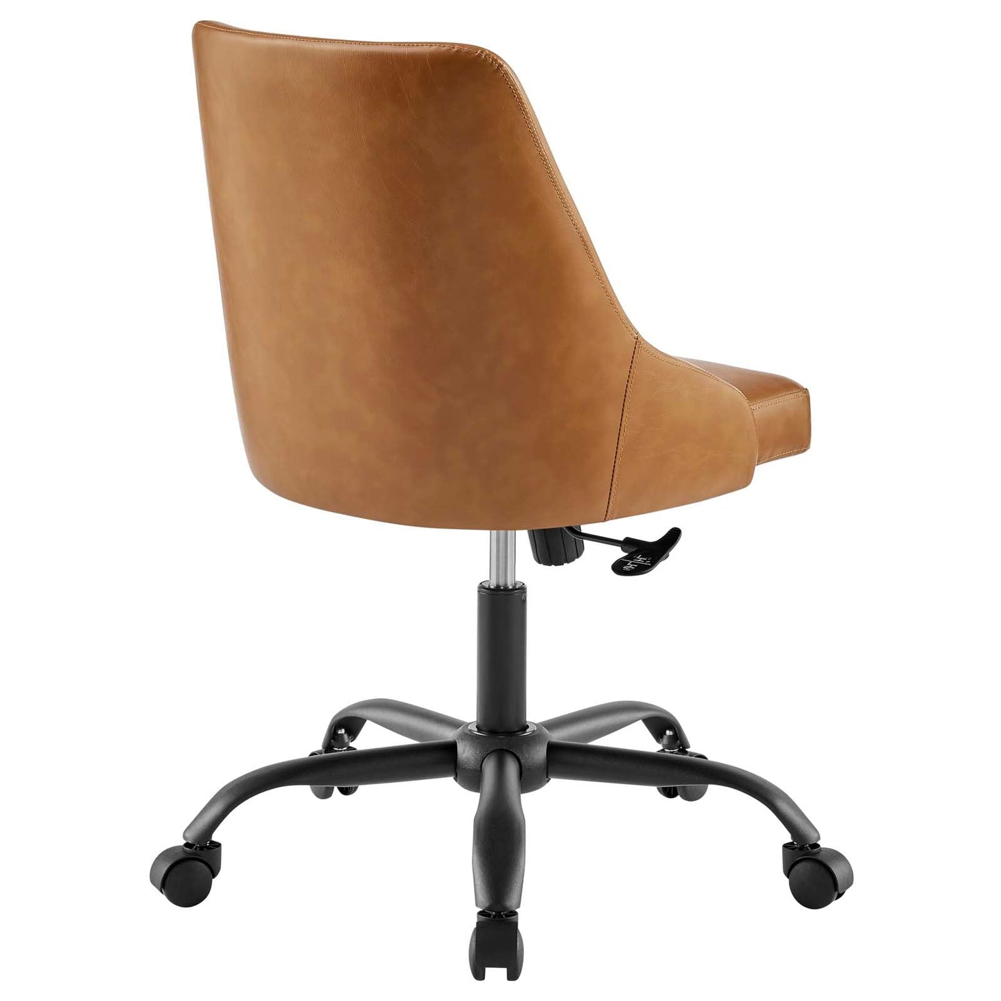 Designate Swivel Vegan Leather Upholstered Office Chair