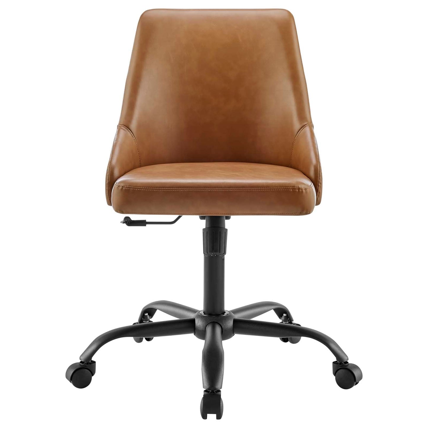 Designate Swivel Vegan Leather Upholstered Office Chair