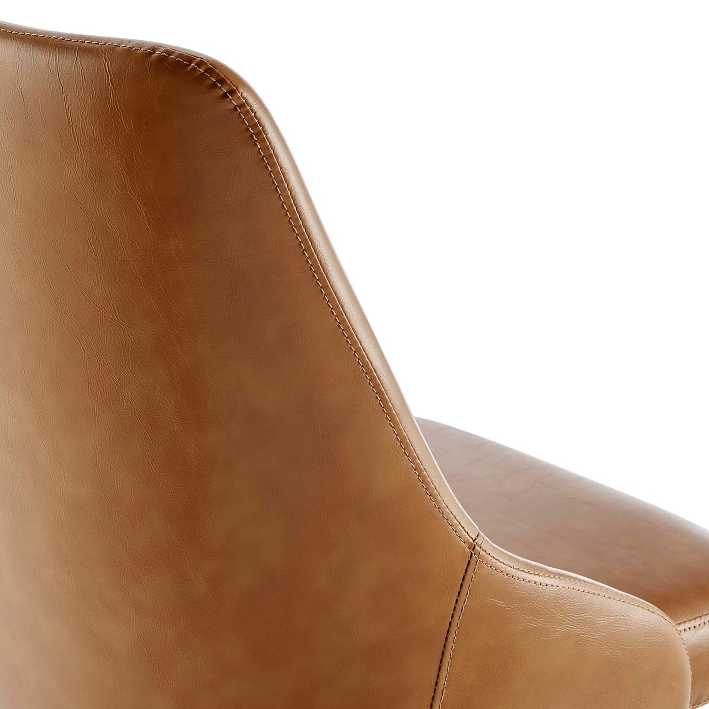 Designate Swivel Vegan Leather Upholstered Office Chair