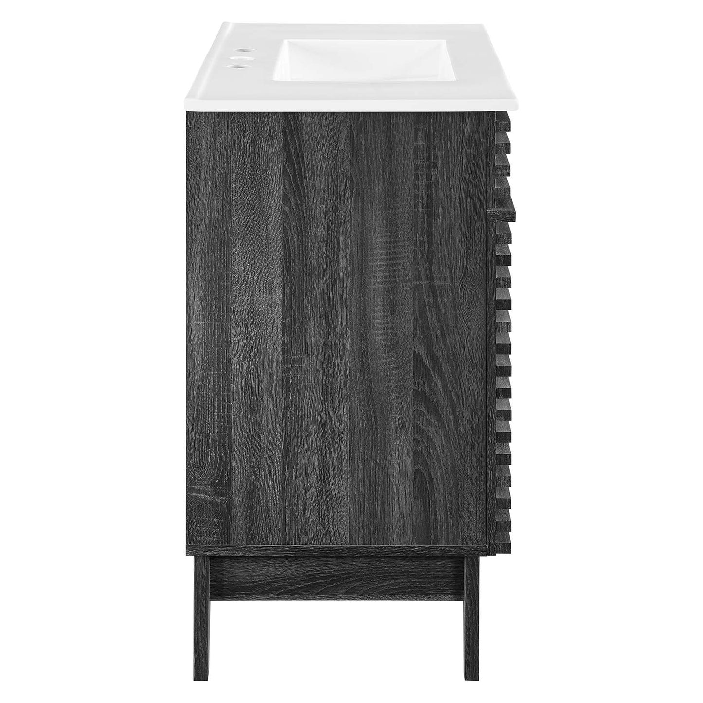 Render 36" Bathroom Vanity Charcoal White EEI-4437-CHA-WHI