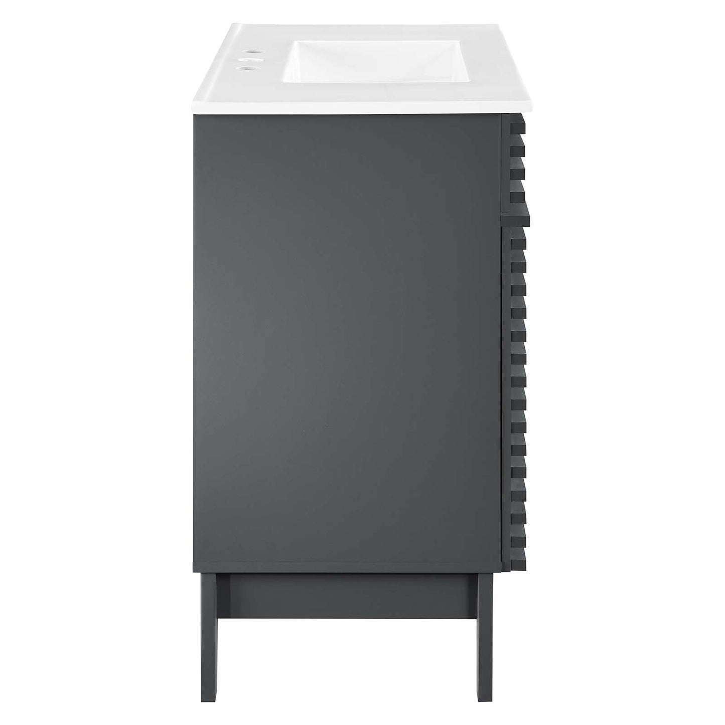 Render 36" Bathroom Vanity Gray White EEI-4437-GRY-WHI