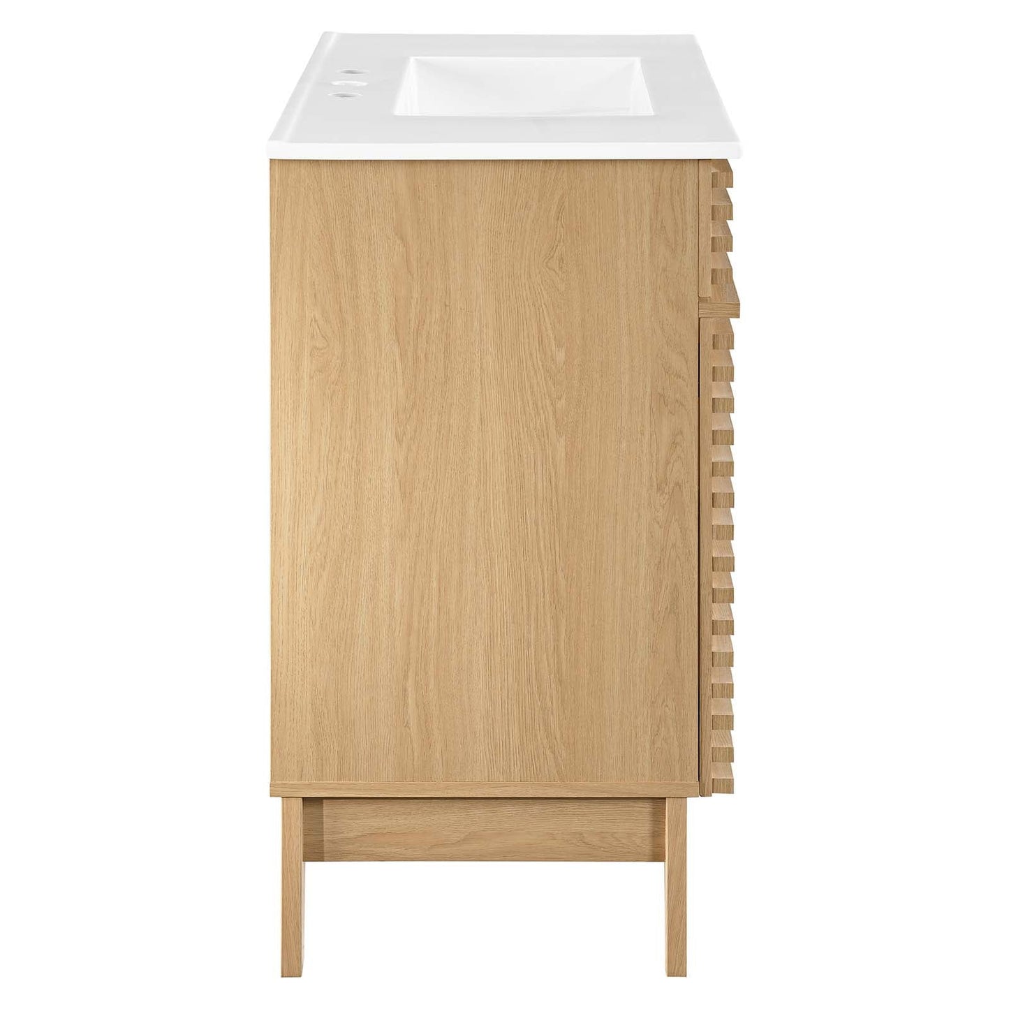 Render 36" Bathroom Vanity Oak White EEI-4437-OAK-WHI