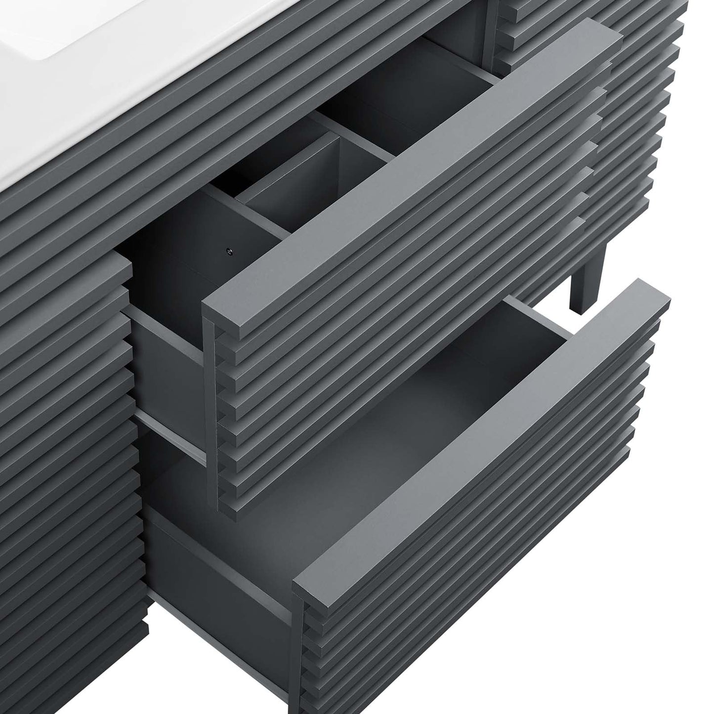 Render 48" Single Sink Bathroom Vanity Gray White EEI-4439-GRY-WHI