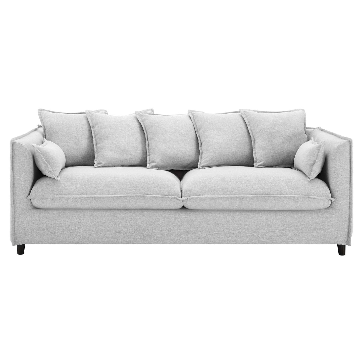 Avalon Slipcover Fabric Sofa Light Gray EEI-4449-LGR