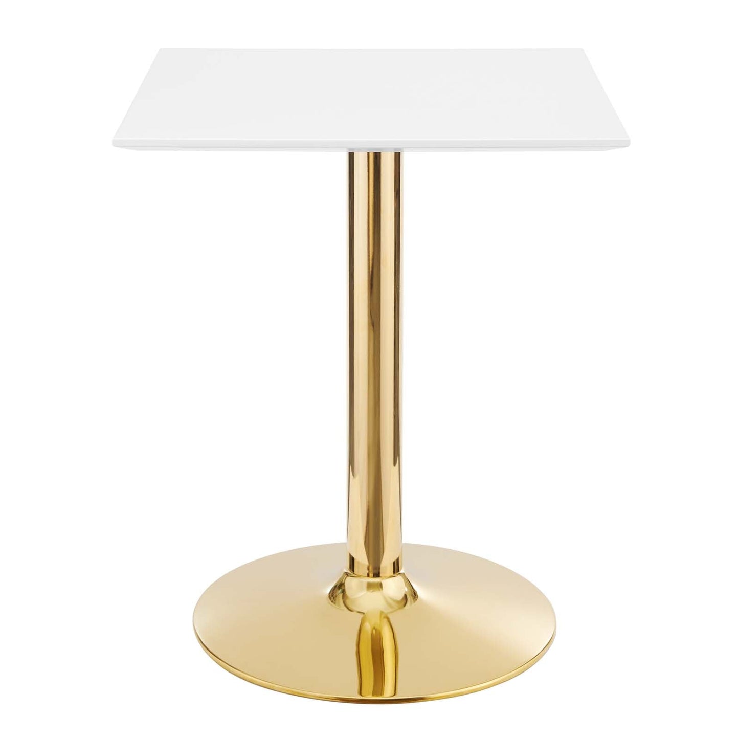 Verne 24" Square Dining Table Gold