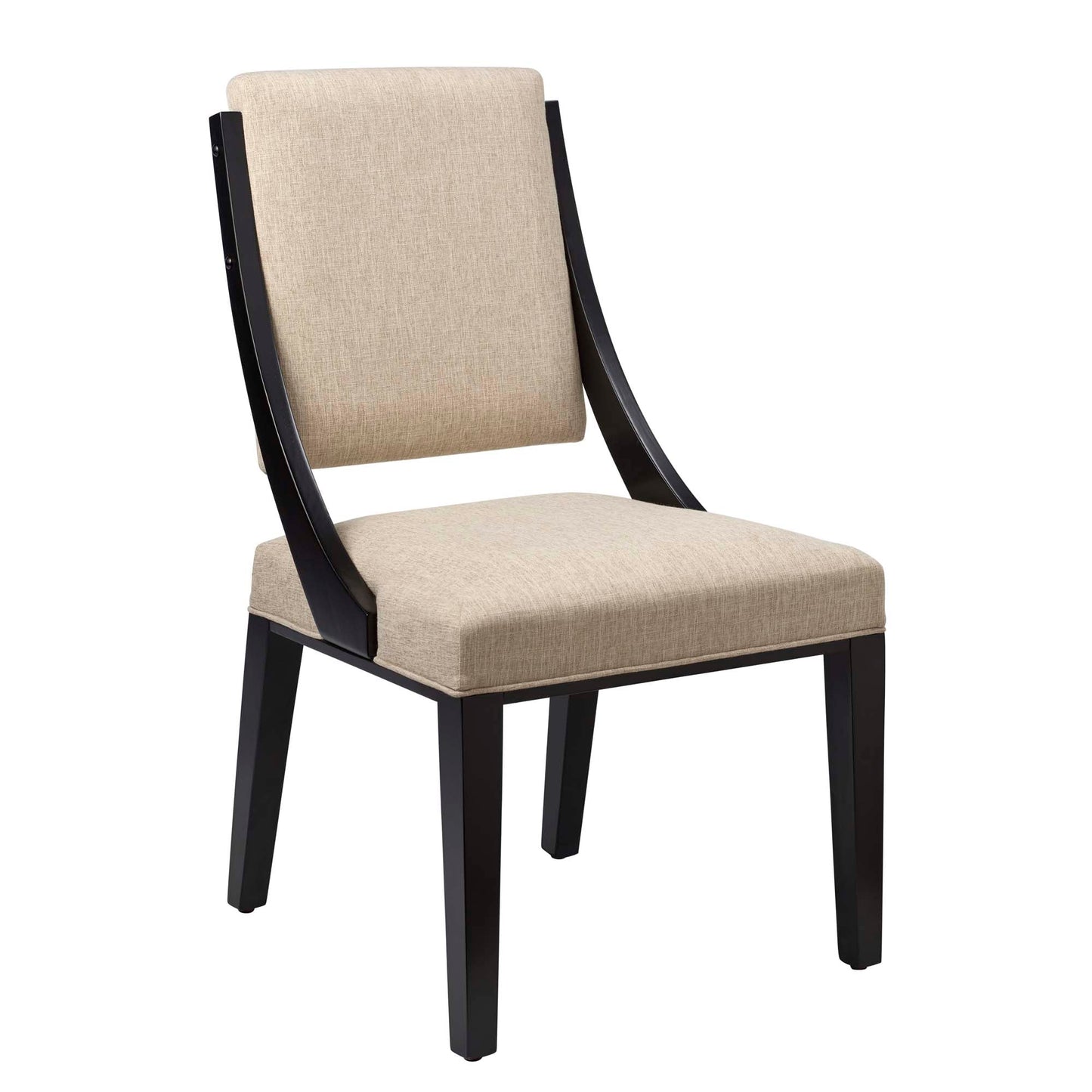 Cambridge Upholstered Fabric Dining Chairs Set of 2 by Modway EEI-4553-BEI