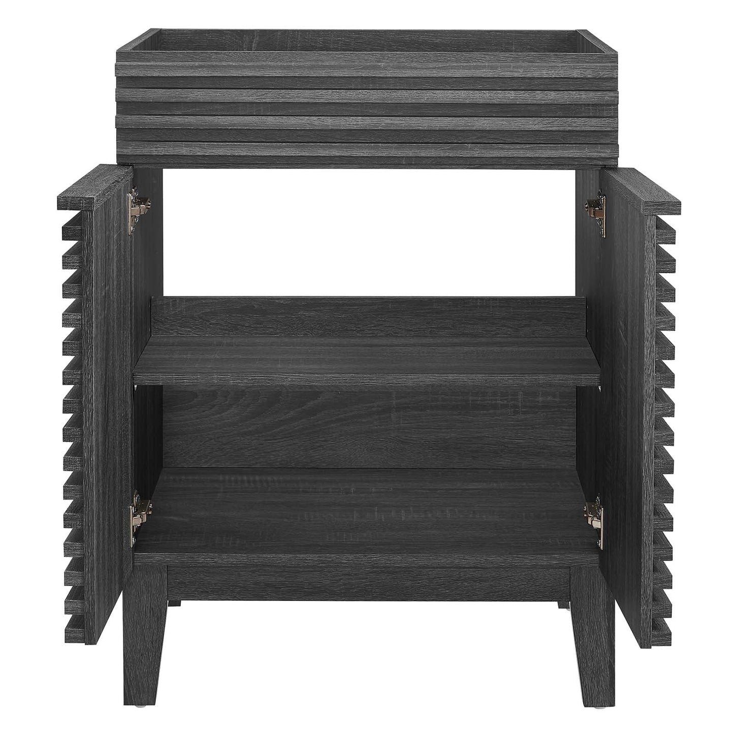 Render Bathroom Vanity Cabinet (Sink Basin Not Included) Charcoal EEI-4598-CHA