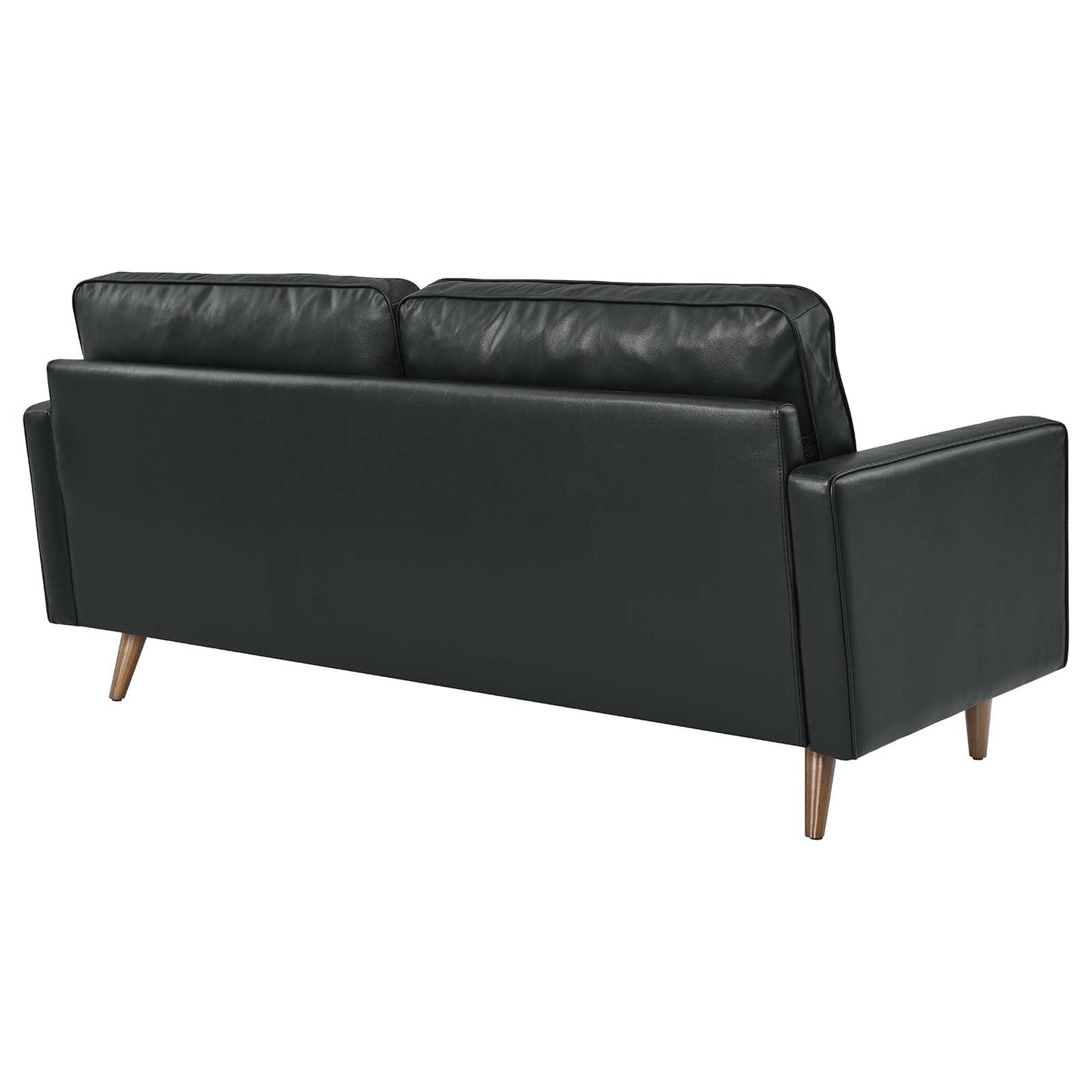 Valour Leather Sofa - Upholstered Faux Leather Sofa - 81" Sofa