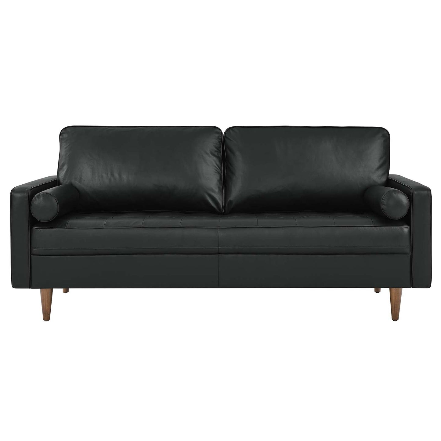 Valour Leather Sofa - Upholstered Faux Leather Sofa - 81" Sofa