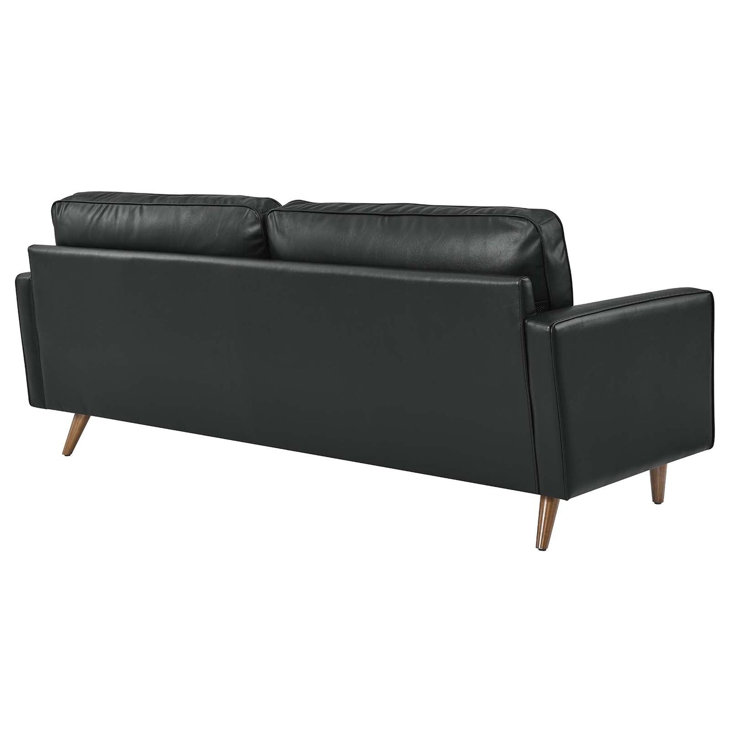 Valour Leather Sofa - Upholstered Faux Leather Sofa - 81" Sofa