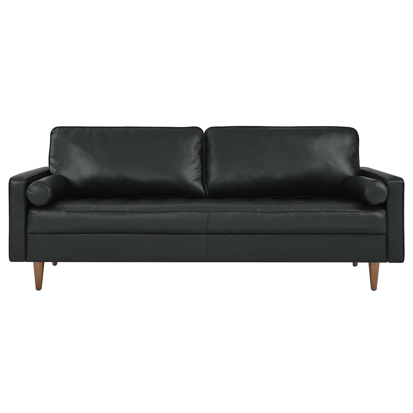 Valour Leather Sofa - Upholstered Faux Leather Sofa - 81" Sofa