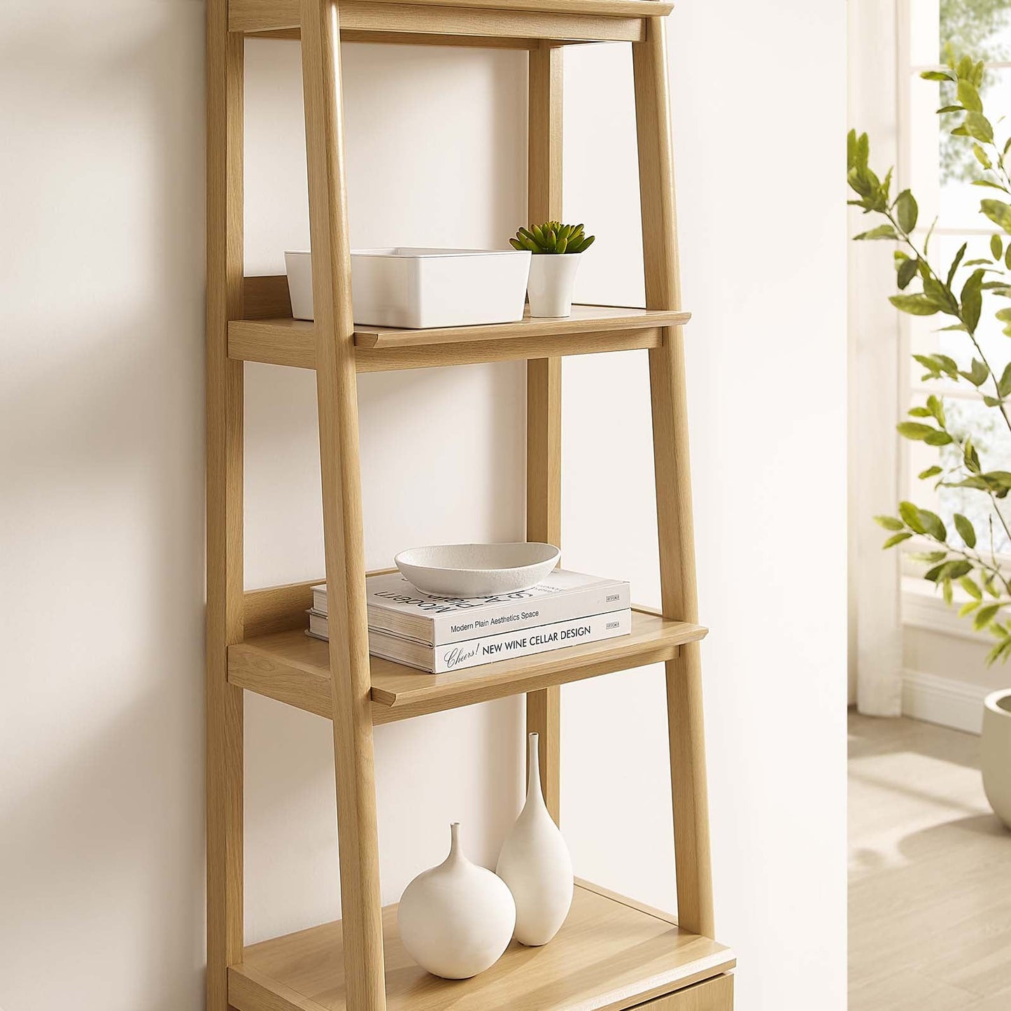 Bixby 21" Bookshelf Oak EEI-4655-OAK