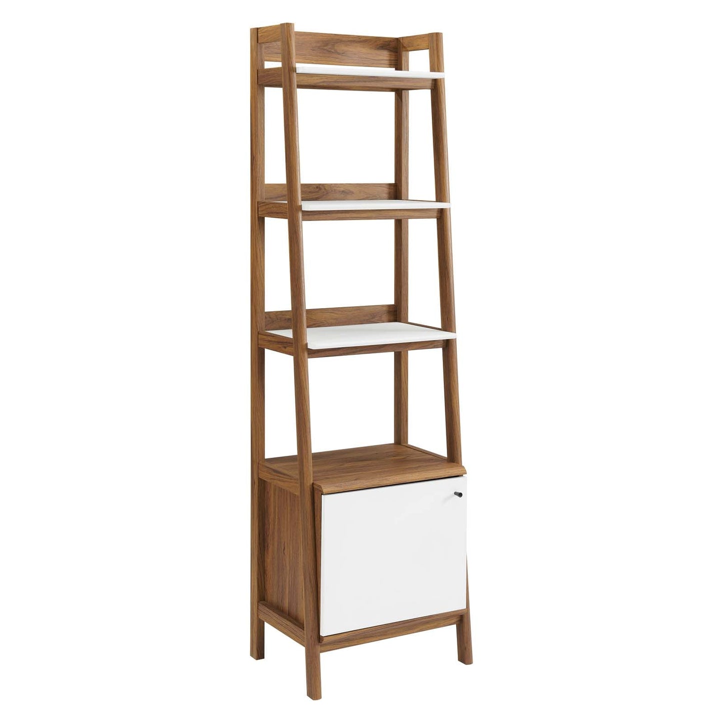 Bixby 21" Bookshelf Walnut White EEI-4655-WAL-WHI
