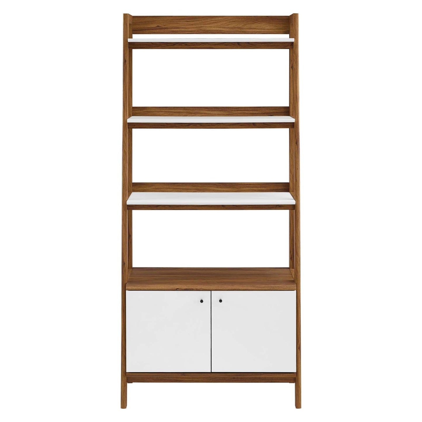 Bixby 33" Bookshelf Walnut White EEI-4656-WAL-WHI