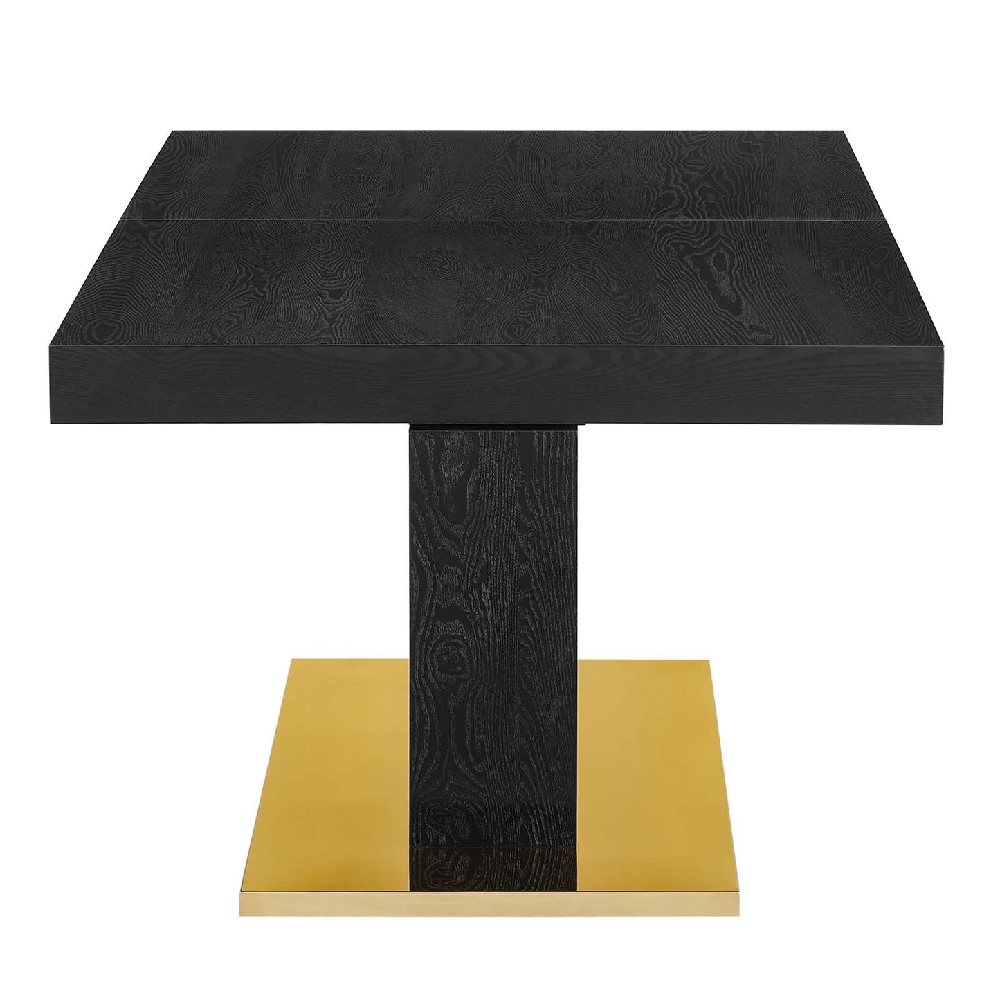 Vector Expandable Dining Table - Black Gold & Walnut Gold - EEI-4660