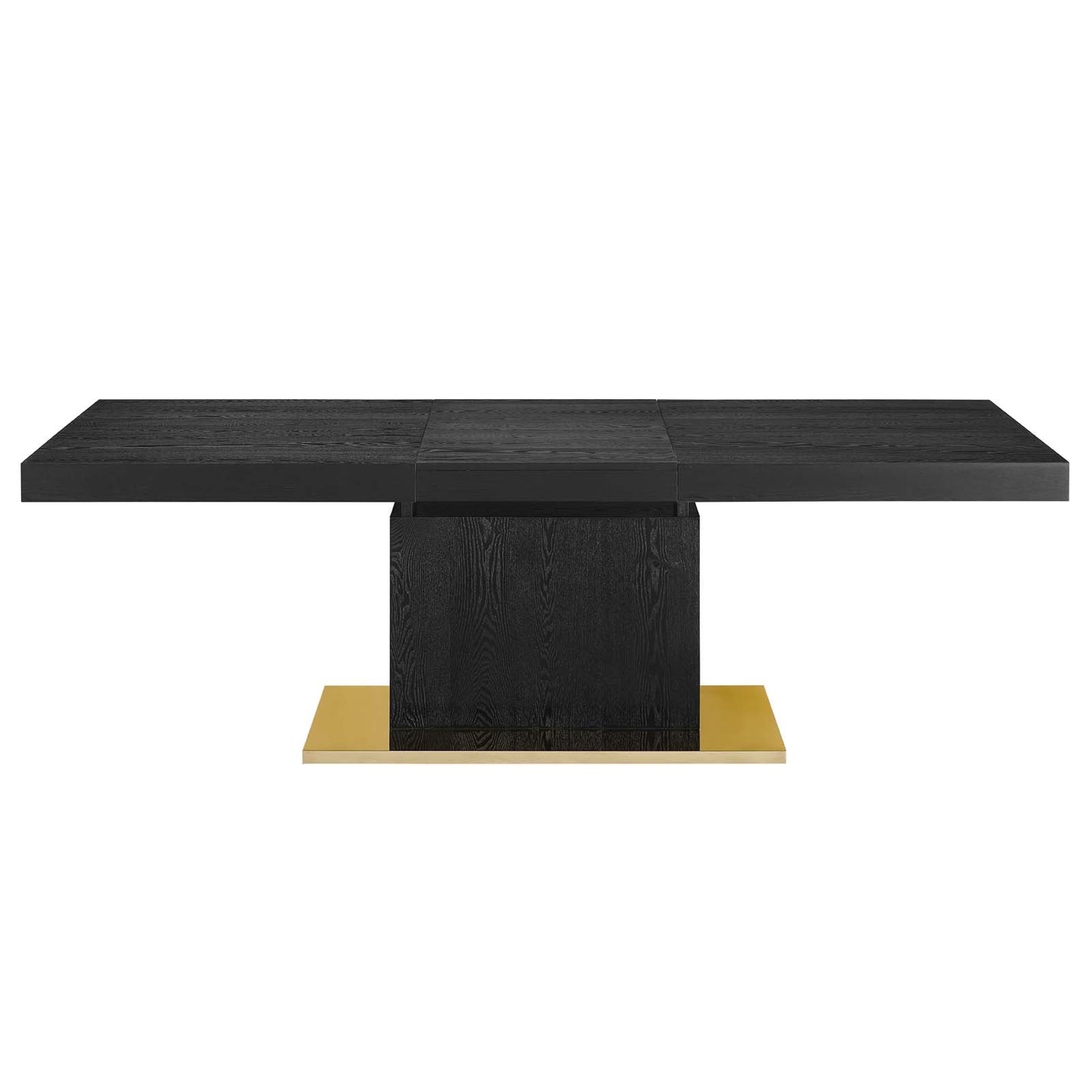 Vector Expandable Dining Table - Black Gold & Walnut Gold - EEI-4660