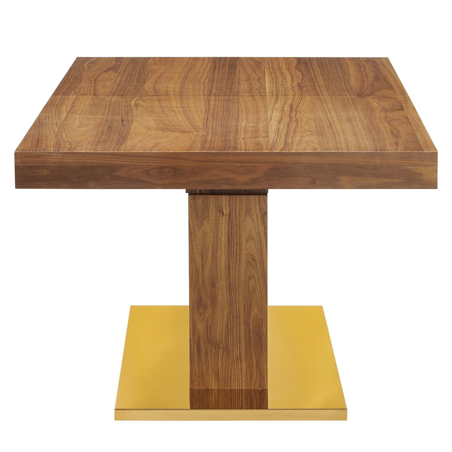 Vector Expandable Dining Table - Black Gold & Walnut Gold - EEI-4660