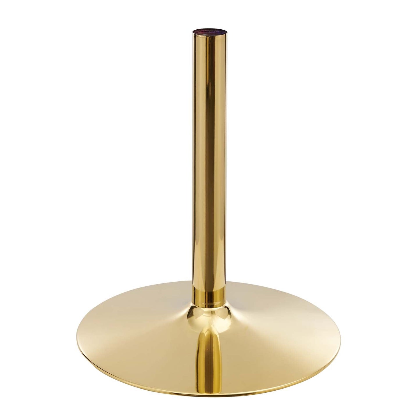 Verne 48" Oval Dining Table Gold with Artificial Marble and Wood Options