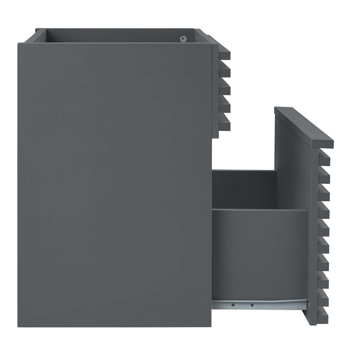 Render 18" Wall-Mount Bathroom Vanity Cabinet (Sink Basin Not Included) Gray EEI-4848-GRY