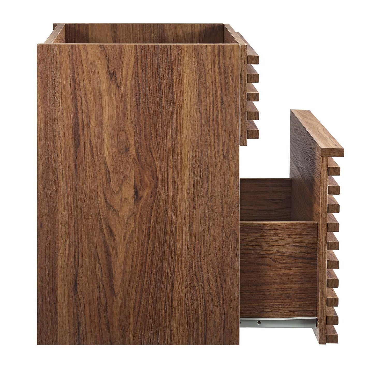 Render 18" Wall-Mount Bathroom Vanity Cabinet (Sink Basin Not Included) Walnut EEI-4848-WAL