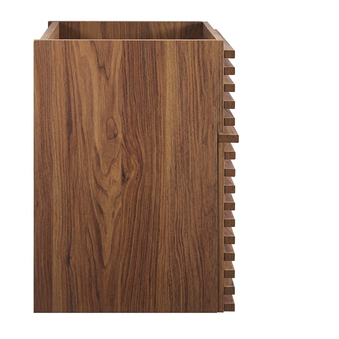 Render 18" Wall-Mount Bathroom Vanity Cabinet (Sink Basin Not Included) Walnut EEI-4848-WAL