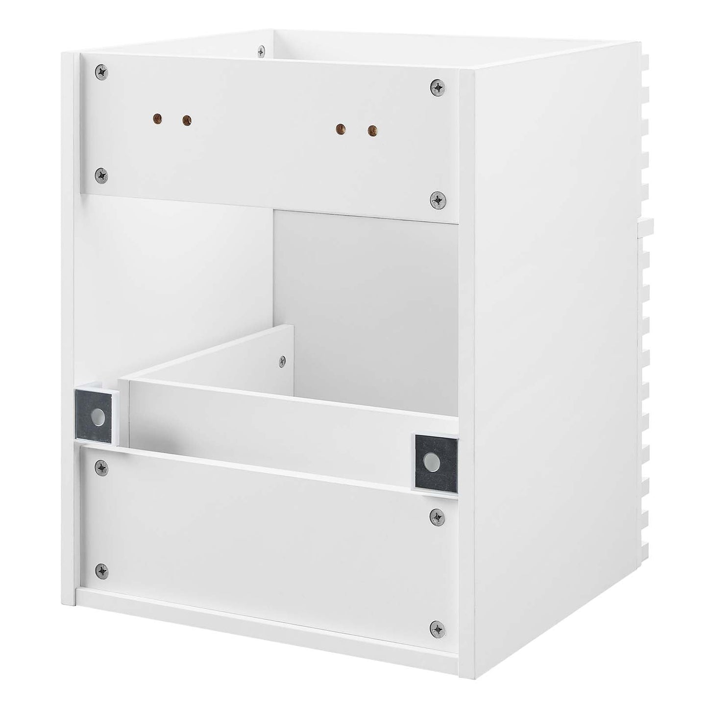 Render 18" Wall-Mount Bathroom Vanity Cabinet (Sink Basin Not Included) White EEI-4848-WHI