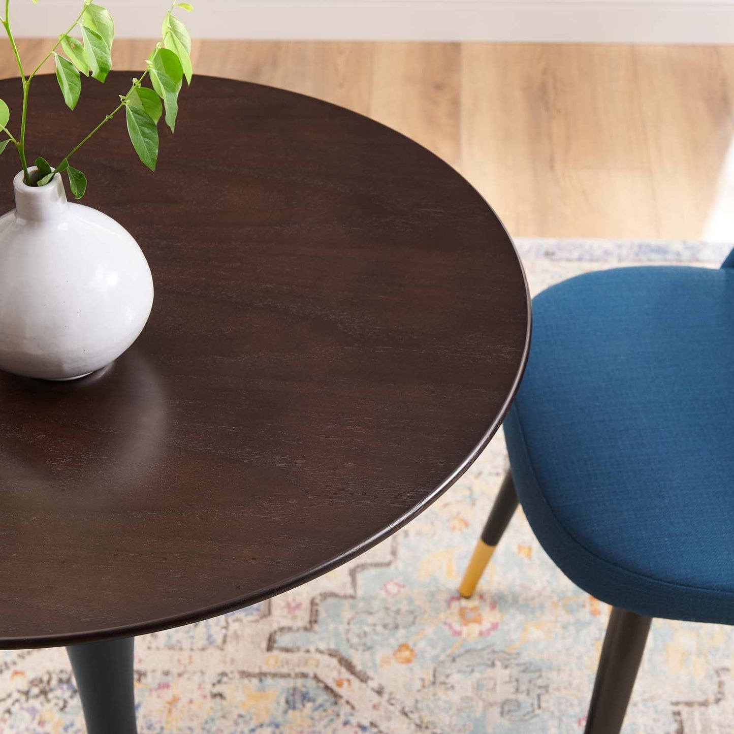 Lippa 28" Artificial Marble & Wood Dining Table Collection