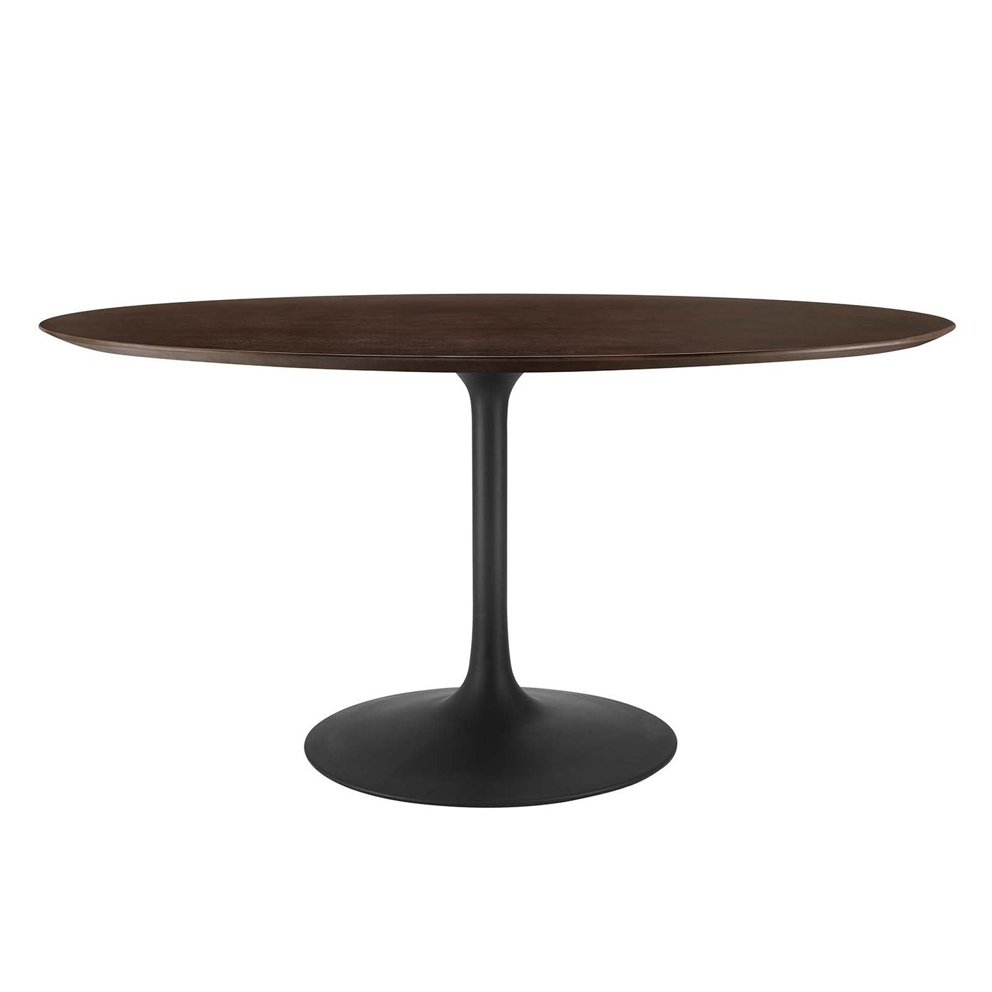 Lippa 60" Oval Dining Table - Terrazzo, Walnut Wood Grain, and Wood Grain Options