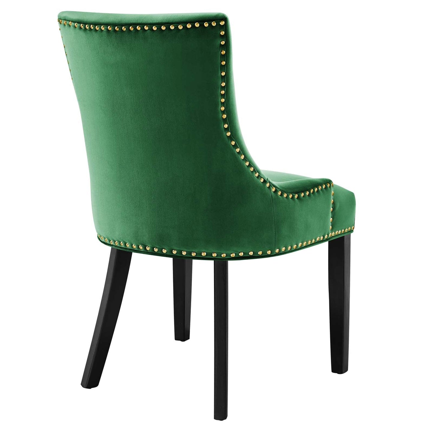 Marquis Performance Velvet Dining Chairs - Set of 2 Emerald EEI-5010-EME
