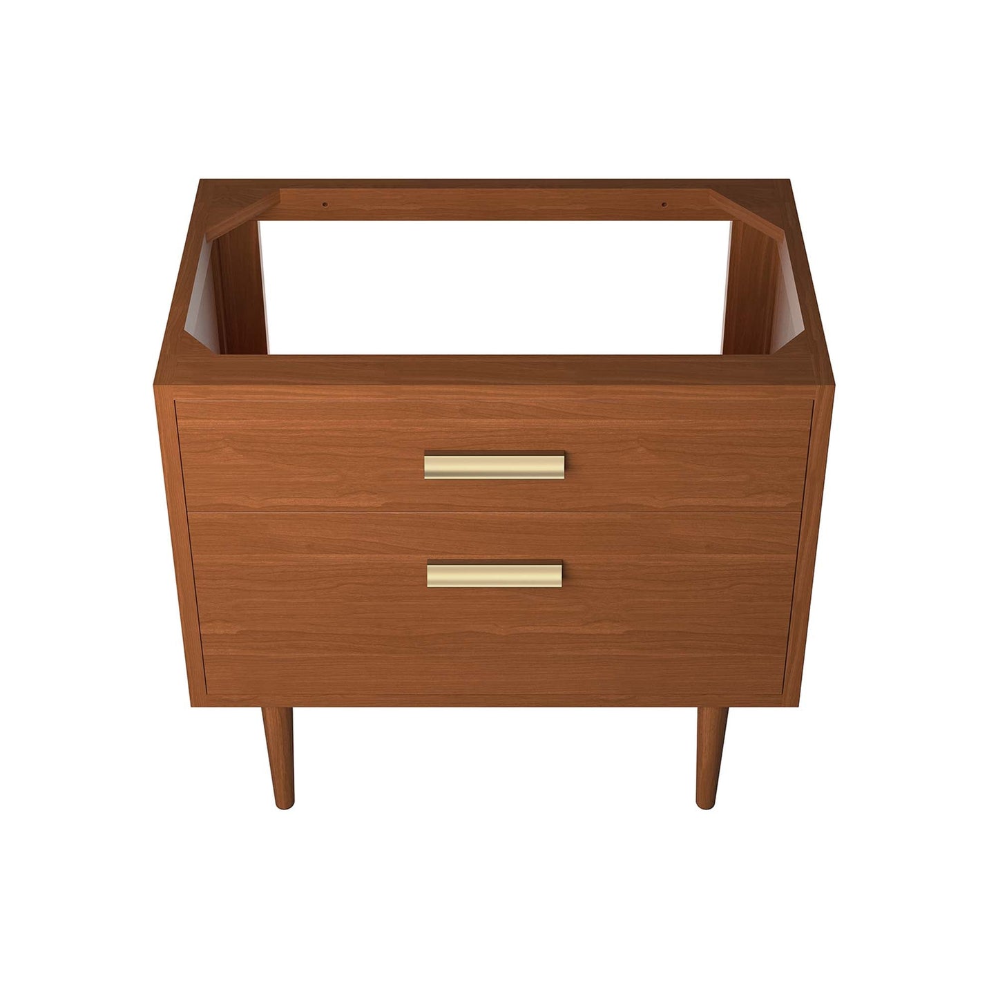 Cassia 36" Teak Wood Bathroom Vanity Cabinet (Sink Basin Not Included) by Modway EEI-5083-NAT