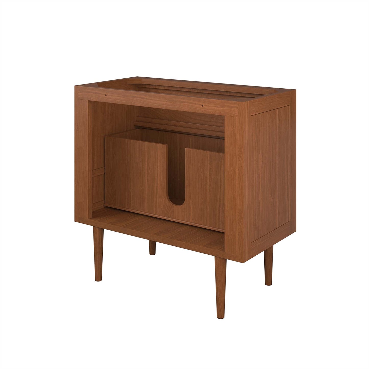 Cassia 36" Teak Wood Bathroom Vanity Cabinet (Sink Basin Not Included) by Modway EEI-5083-NAT