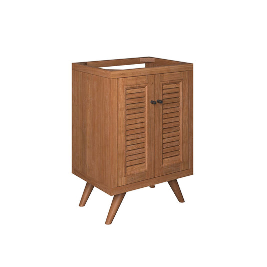 Birdie 24" Teak Wood Bathroom Vanity Cabinet (Sink Basin Not Included) by Modway EEI-5086-NAT