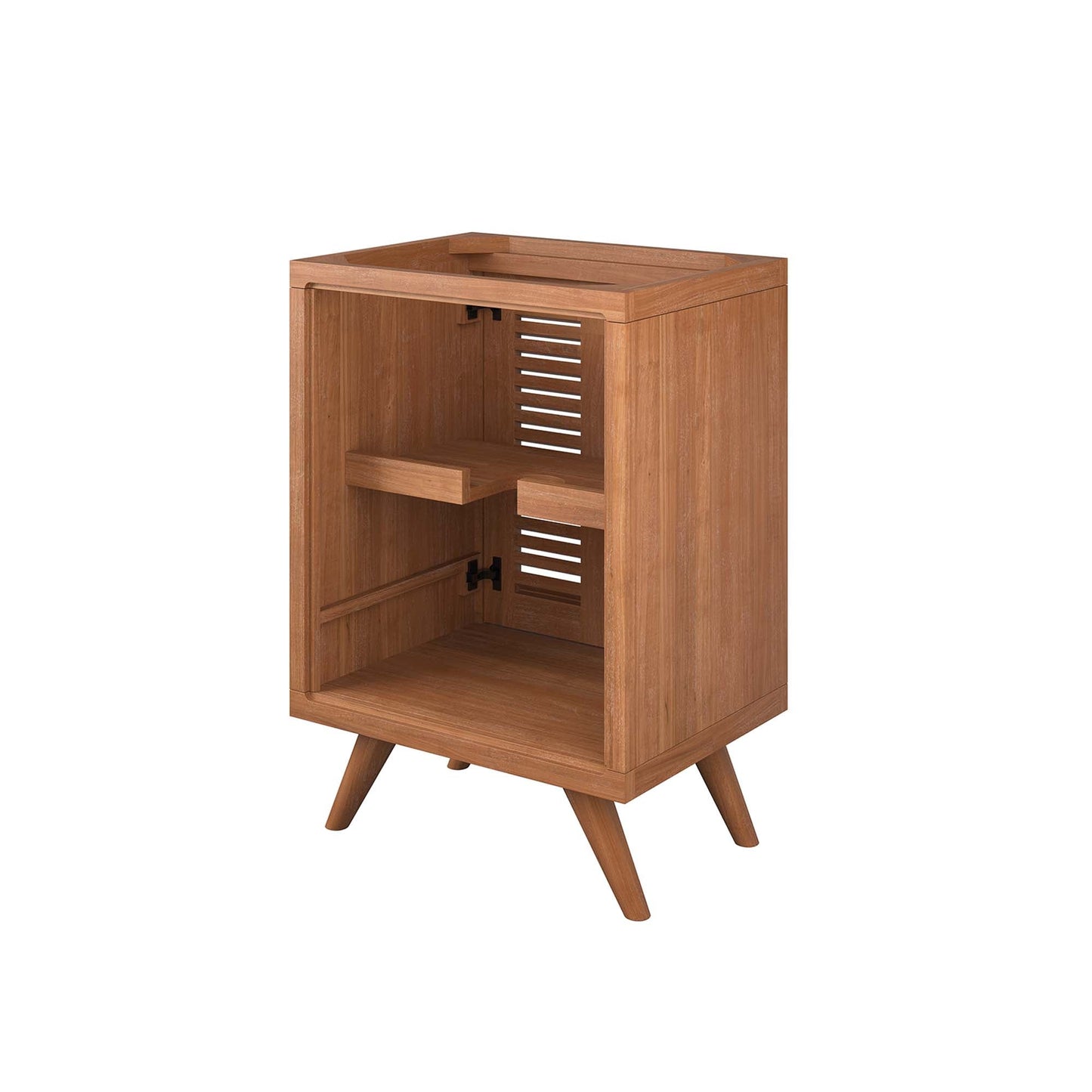 Birdie 24" Teak Wood Bathroom Vanity Cabinet (Sink Basin Not Included) by Modway EEI-5086-NAT