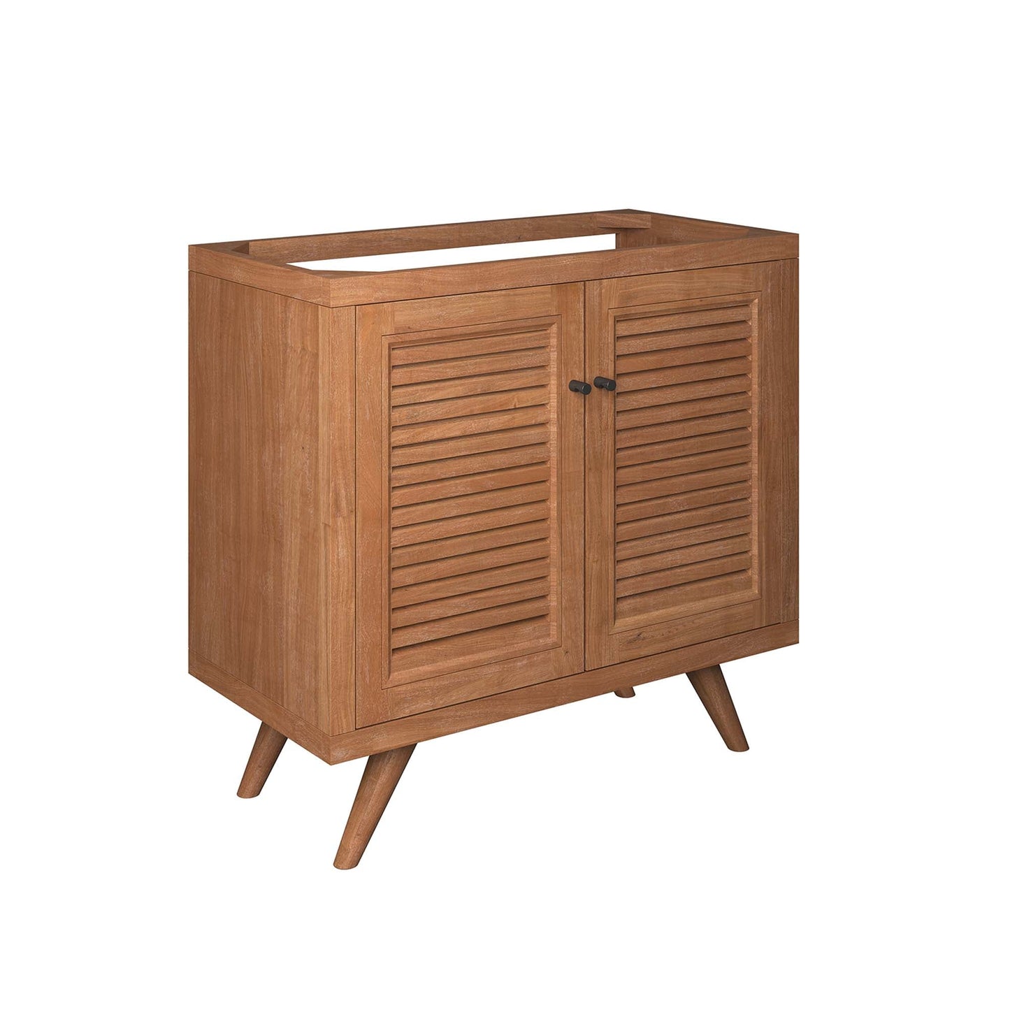 Birdie 36" Teak Wood Bathroom Vanity Cabinet (Sink Basin Not Included) by Modway EEI-5087-NAT