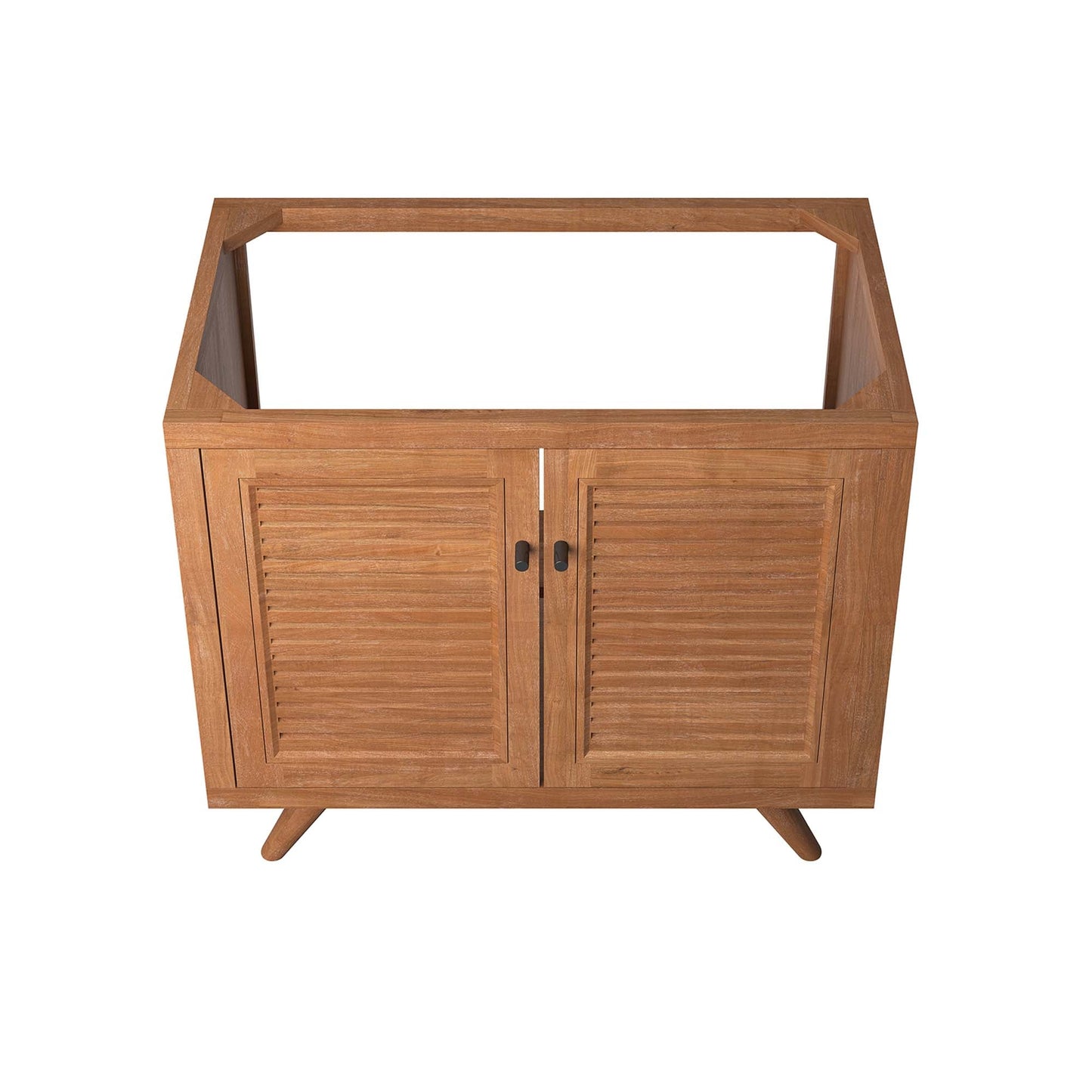 Birdie 36" Teak Wood Bathroom Vanity Cabinet (Sink Basin Not Included) by Modway EEI-5087-NAT