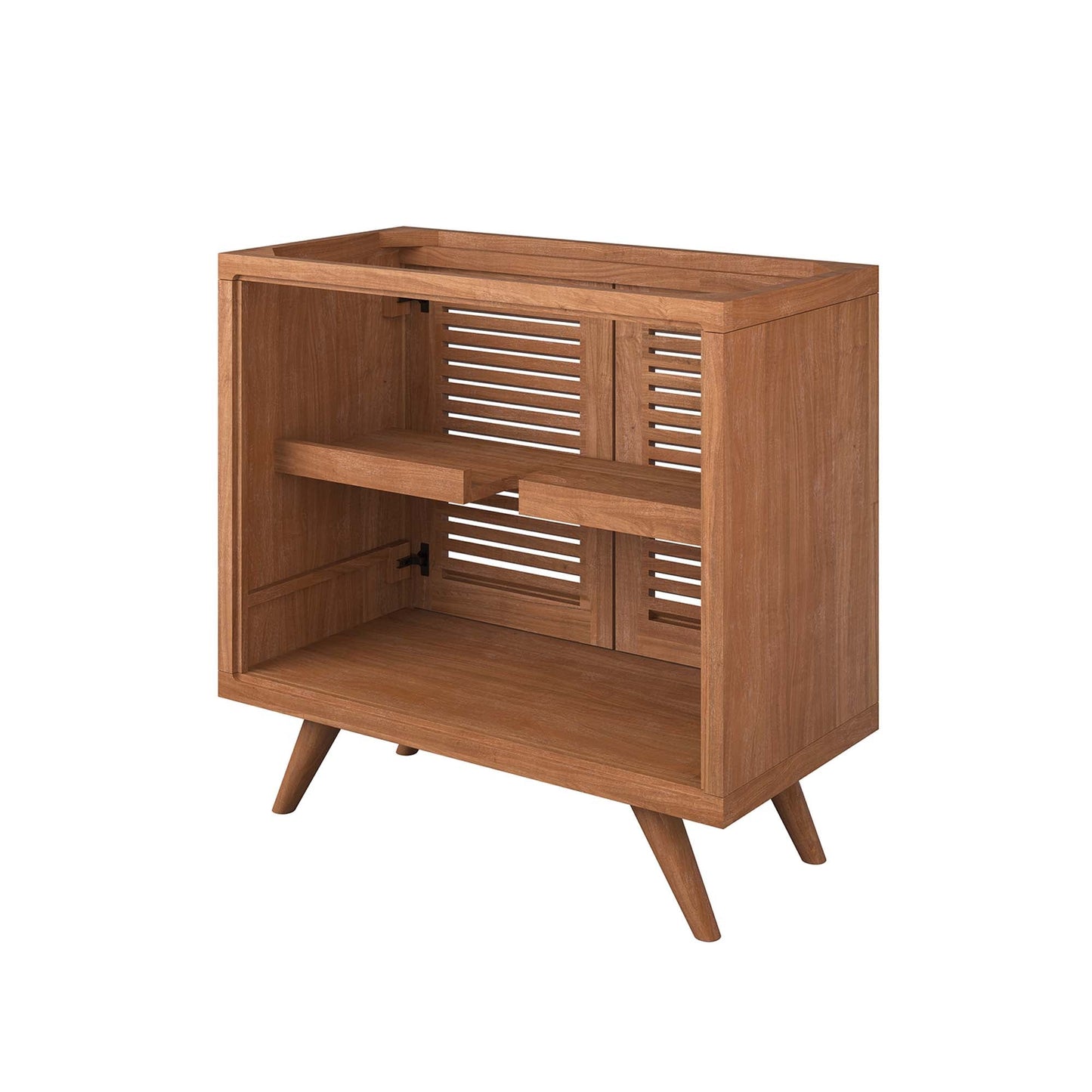 Birdie 36" Teak Wood Bathroom Vanity Cabinet (Sink Basin Not Included) by Modway EEI-5087-NAT