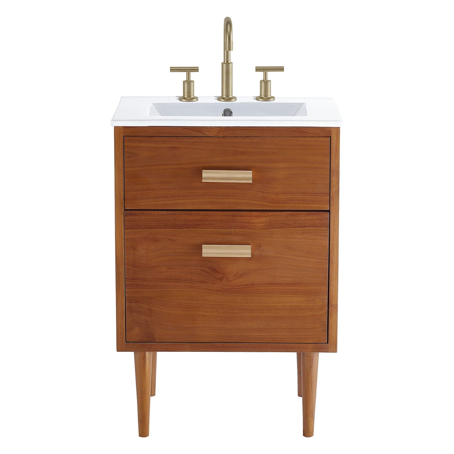Cassia Bathroom Vanity Natural White