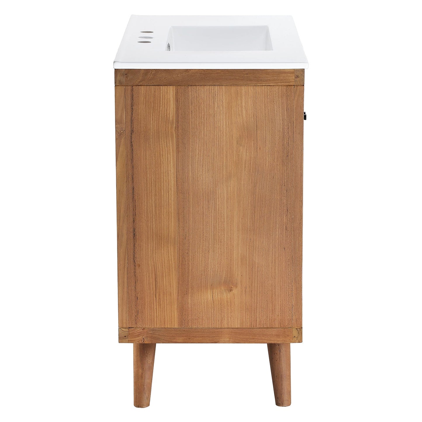 Birdie Bathroom Vanity Natural White 24" and 36" Options EEI-5112-NAT-WHI EEI-5113-NAT-WHI
