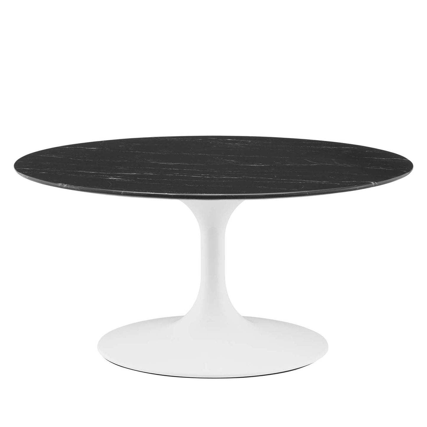 Lippa 36" Artificial Marble and Wood Coffee Table Collection