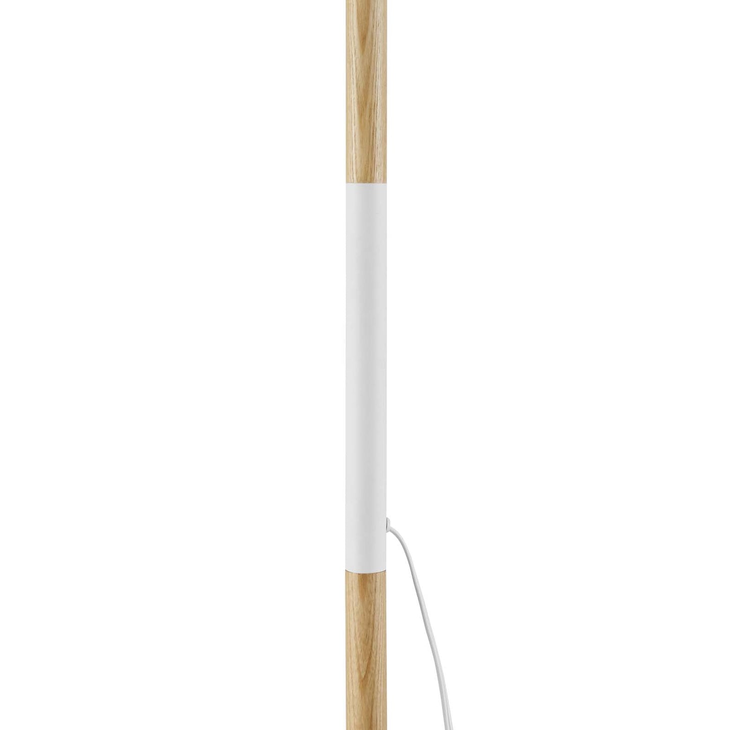 Natalie Tripod Floor Lamp White Natural EEI-5305-WHI-NAT