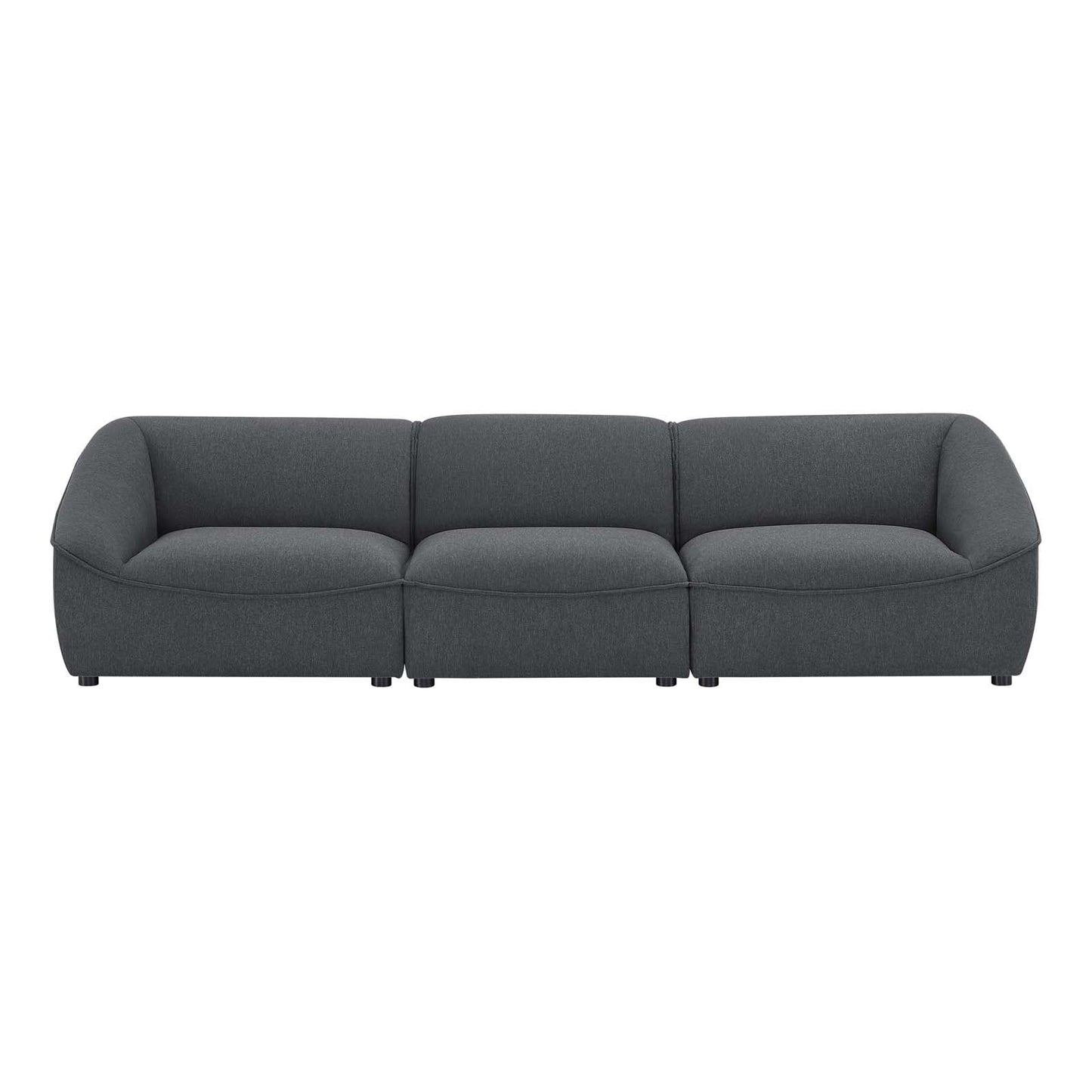 Comprise 3-Piece Sofa Charcoal EEI-5404-CHA