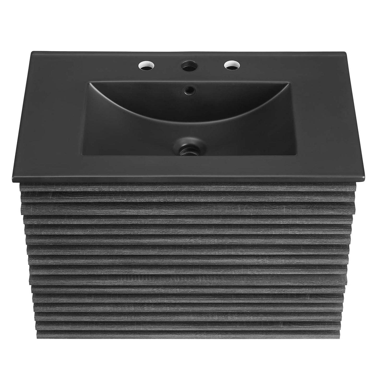 Render 30" Wall-Mount Bathroom Vanity Charcoal Black EEI-5417-CHA-BLK