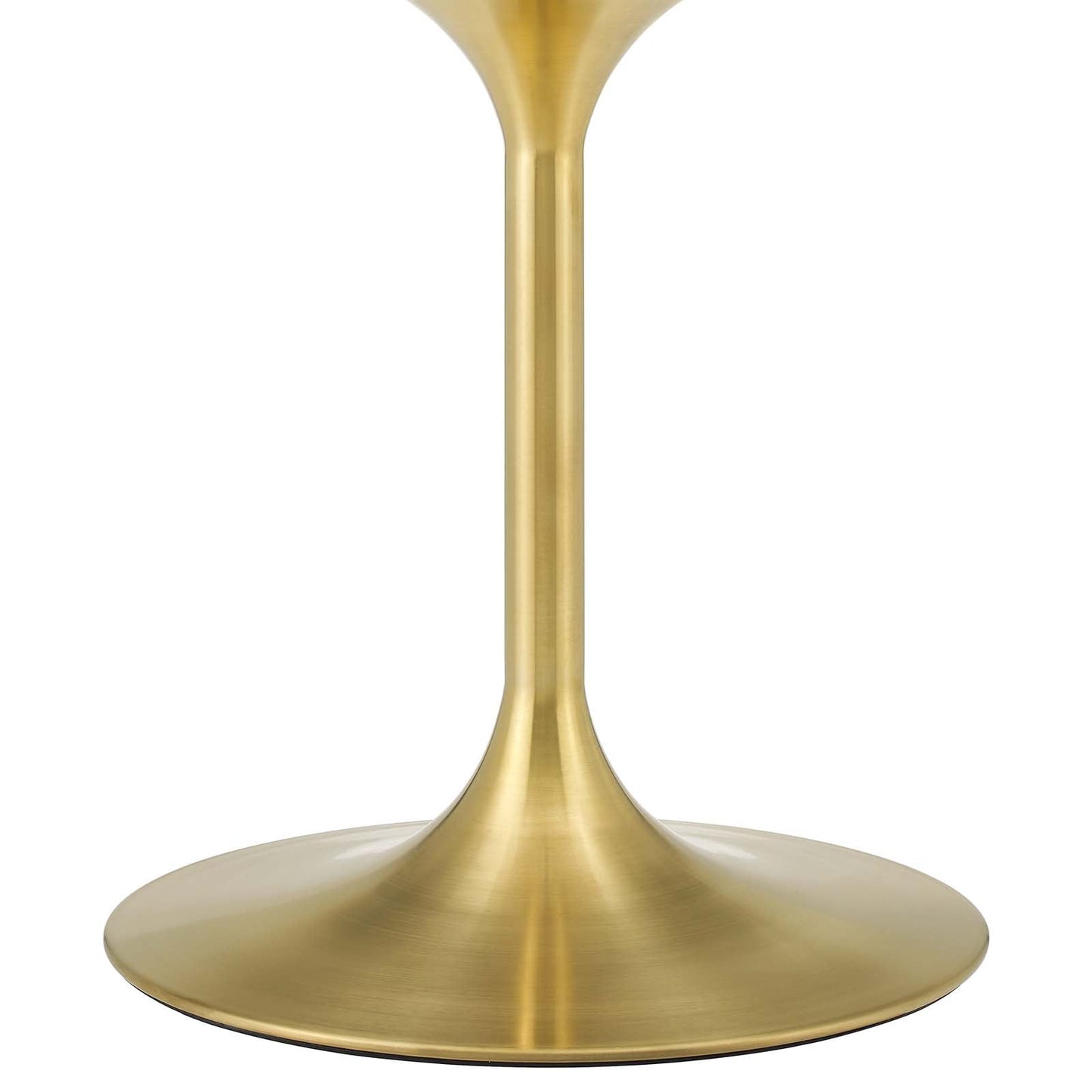 Lippa 60" Oval Dining Table with Gold Base and Artificial Marble or Wood Options