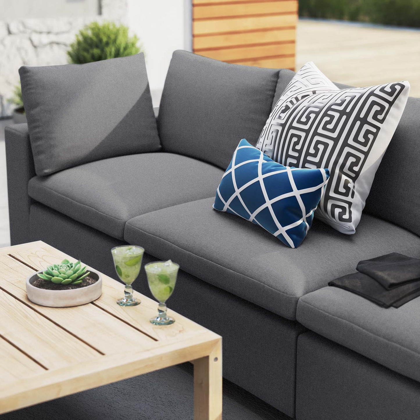 Commix Sunbrella® Outdoor Patio Sofa EEI-5579